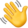 Waving hand Waving hand emoji